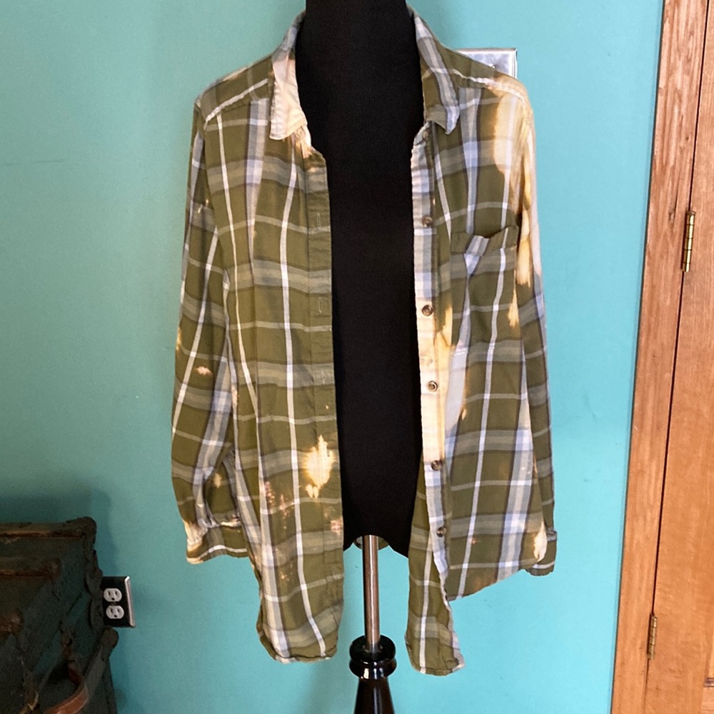 SO favorite button down shirt distressed